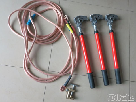 多角度式可脫卸高壓接地線